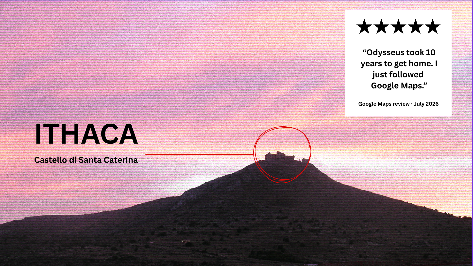 What Google Maps Is Already Telling Us About The Odyssey Effect on Favignana